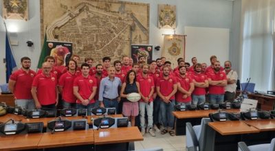 Il presidente Petretti porta il saluto di FIR Marche alla Pesaro Rugby