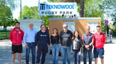 Pesaro: taglio del nastro per il Teknowool Rugby Park