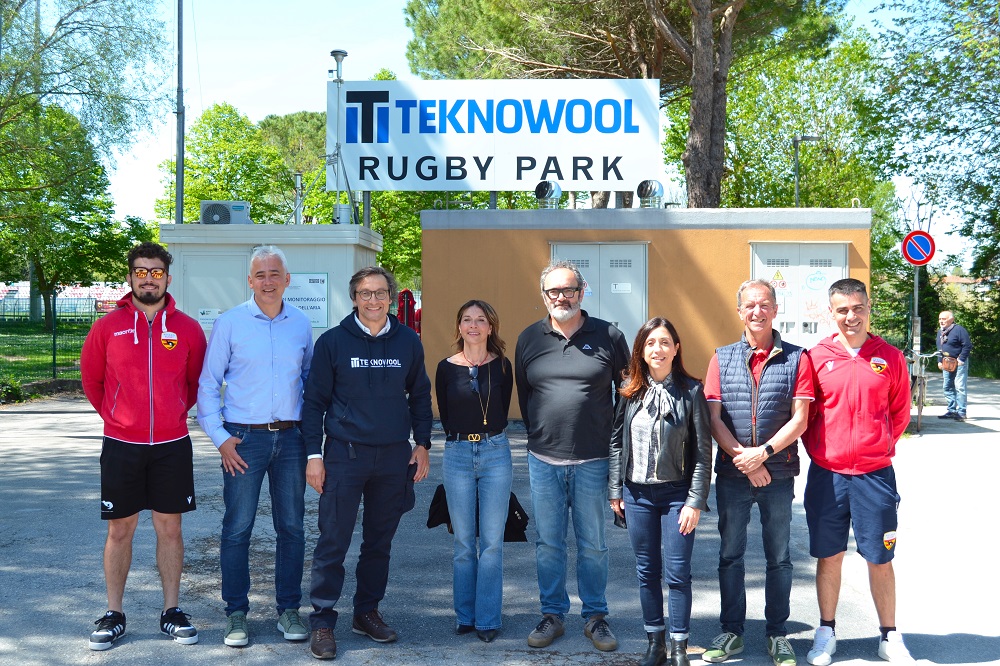 Pesaro: taglio del nastro per il Teknowool Rugby Park