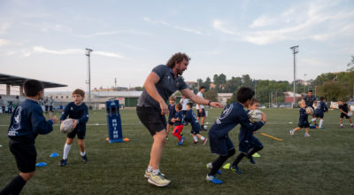 Mauro Bergamasco a casa dell’Unione Rugbistica Anconitana