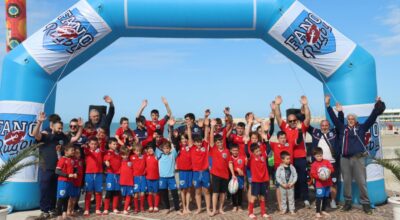 Successo per la consueta iniziativa in spiaggia del Fano Rugby