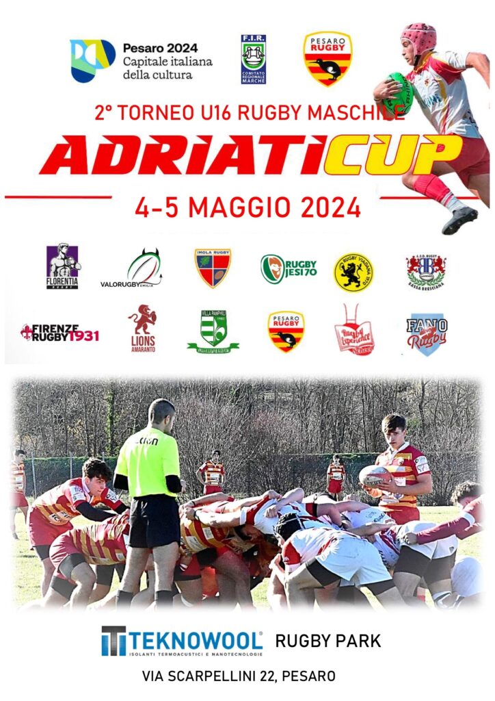 Al Teknowool Rugby Park torna l’AdriatiCup: il torneo nazionale under 16