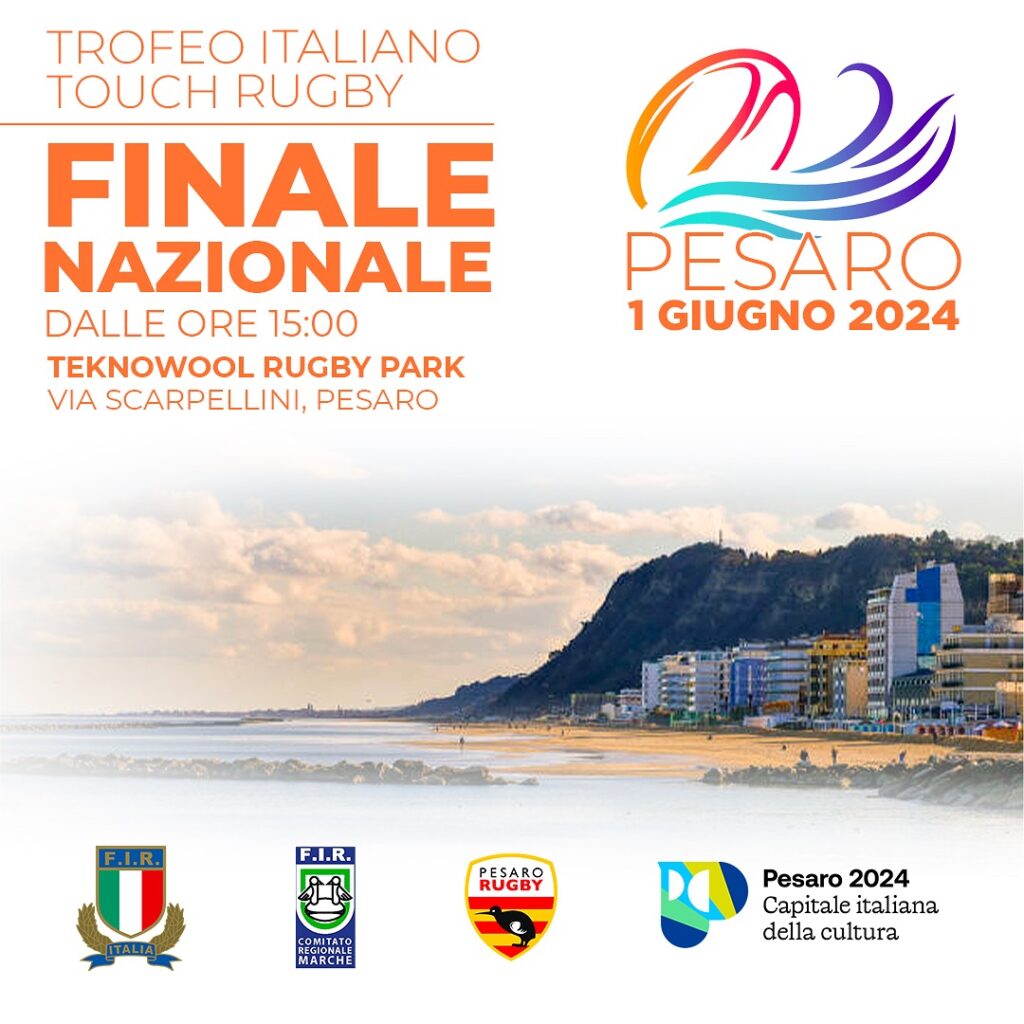 Trofeo Italiano Touch Rugby, sabato 1 Giugno a Pesaro è caccia al titolo 2024