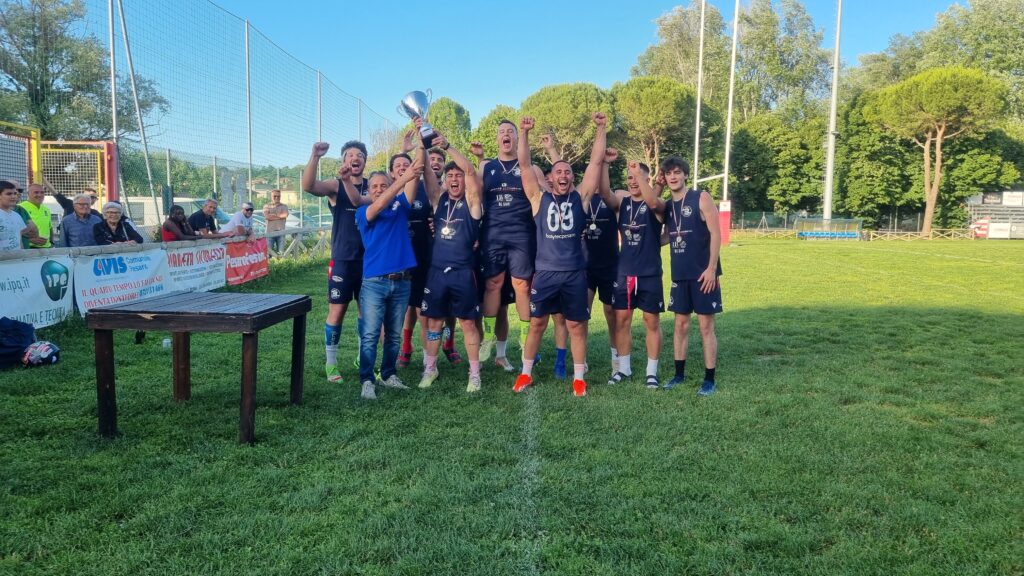 Al Teknowool Rugby Park i pesaresi “Tres Amigos” si confermano Campioni d’Italia di Touch Rugby