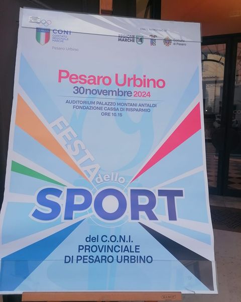 FIR Marche alla festa provinciale dello sport del CONI di Pesaro e Urbino