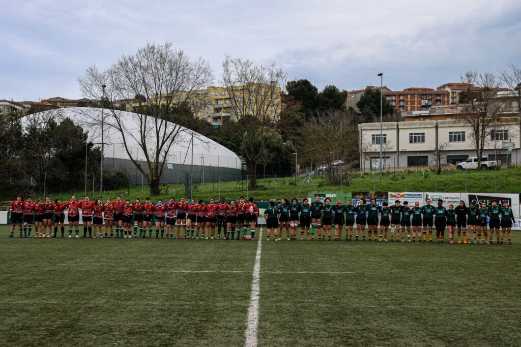 Vittoria netta del CUS L’Aquila Rugby Femminile sul campo dell’Anconitana: finisce 57–7