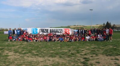 L’Essepigi Techfem Fano Rugby festeggia la promozione in serie B