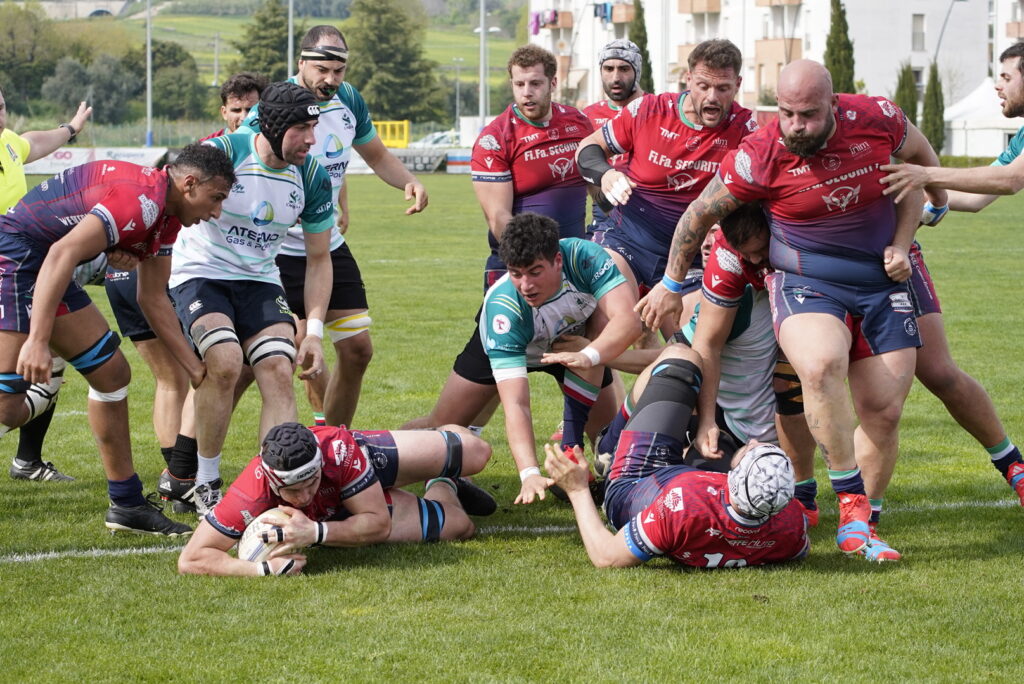 La FiFa Security Unione Rugby San Benedetto vince con L’Aquila Rugby e sale sul podio della serie A